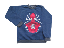 Buzo de Personaje Algodon Frizado Estampado Spiderman