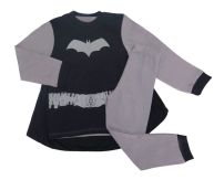 Pijama Personaje Batman de Invierno Remera Manga Larga y Pantalon