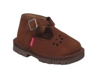 Guillermina  Nobuk Flor Calada Con Hebilla