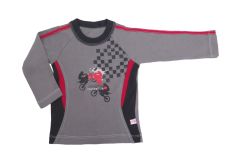 Remera Manga Larga Estampado Moto