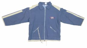 Campera de Gabardina con Cuello