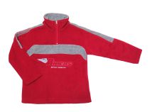 Buzo Polar con Franjas y Bordado Alas Riders