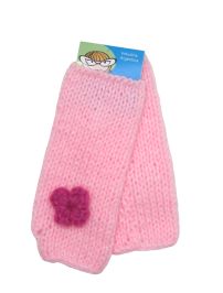 Guantes Sin Dedos Tejido Con Aplique