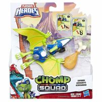Playskool Heroes - Chomp Squad - Dinosaurios - Incluye figura de Aerogancho, equipo removible y accesorio