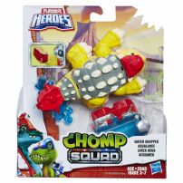 Playskool Heroes - Chomp Squad - Dinosaurios - Incluye figura de Lanza Acua, equipo removible y accesorio