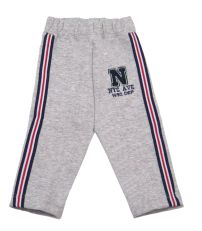 Pantalon de Jogging Frisado con Puño con Raya al Costado