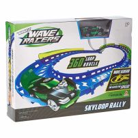 Wave Racers - 360 Loop Boucle - Pista con Bucle - con Sensor - Cuando mas rapimo mueves la mano frente al sensor, mas rápido corre.