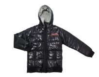 Campera Silver Brilloso con Capucha Desmontable