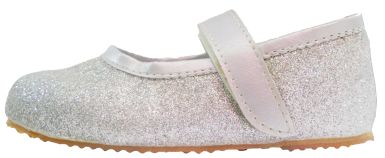 Guillermina Glitter Velcro Plata