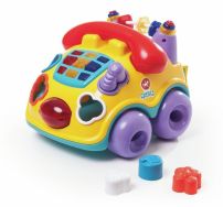 Telefono con Ruedas para Arrastre, Encastre, Actividades, Luces y Sonidos