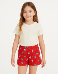 Short Elastico Estampado Patines