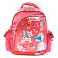Mochila Espalda Kooshi 32 cm. - Animales 3D - Frente Semirigido