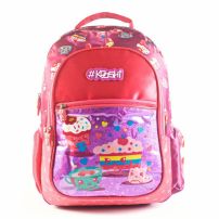 Mochila Espalda Kooshi 32 cm. - Cupcakes - Frente Semirigido