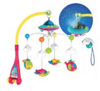 Movil Musical Cuna Bebe Con Proyector