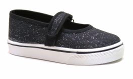 Balerina De Lona Con Glitter Y Velcro