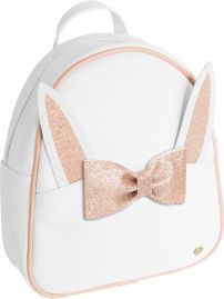 Mochila Espalda De Ecocuero Conejo Con Moño 