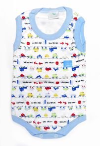 Body Interior Sin Mangas Musculosa De Algodon Estampado Autos