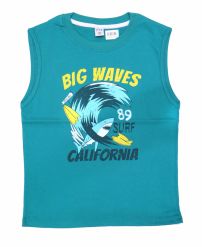 Musculosa Con Estampa Big Waves - Ola con Tiburon