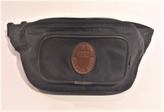 Riñonera - Bolsillo Frontal Con Detalle En Cuero 