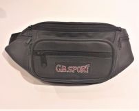 Riñonera De Cuero - Bolsillo Frontal - Bolsillos Laterales 