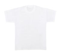 Remera Algodón Lisa Manga Corta Colegial