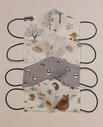 Barbijo Mediano Estampado - 6 a 12 Años