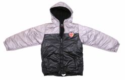 Campera De Abrigo dos colores Con Polar interior
