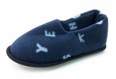 Pantufla Polar Con Base Estampado Letras