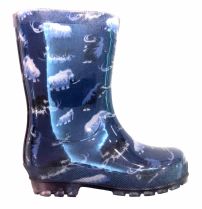  Bota de Lluvia Estampado mamut Base Transparente