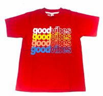 Remera Good Vibes Manga Corta Varon