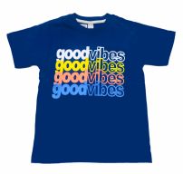 Remera Good Vibes Manga Corta Varon