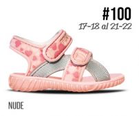 Sandalia Todo Goma Doble Dos 2 Velcros