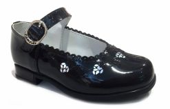 Guillermina De Charol Bordada Con Brillos