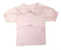 Blusa Chomba Manga Corta Cuello Baby Con Volado 