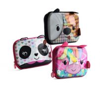 Cartuchera Perro Rigida Con Relieve 1 Cierre 2 Pisos 