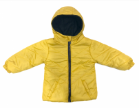 Campera De Abrigo Liso Con Polar Interno 