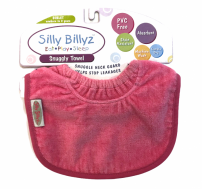 Babero Plush Y Silver Con Broche 