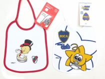 Babero Chico Boca Y River - Ajuste Tiras 