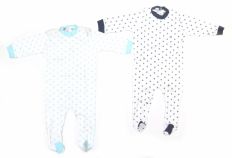 Enterito Con Pie Manga Larga Estampado Moño 