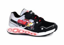 Zapatilla Cars Velcro - Luz Al Pisar Y Boton On/Off 