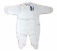 Enterito Algodon Con Pie Manga Larga Liso 