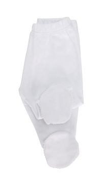 Medio Osito Liso Con Pie Picot 