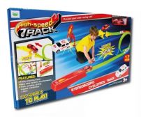 Pista De Auto Con Vuelta 360 - Incluye Auto - 14 Piezas 