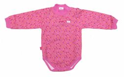 Body Manga Larga Floreado 