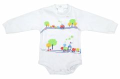 Body Manga Larga Estampado 