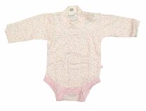 Body Manga Larga Media Polera Estampado Flor