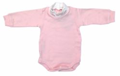 Body Manga Larga Media Polera Cuello Bordado