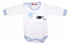 Body Manga Larga Estampado Araña