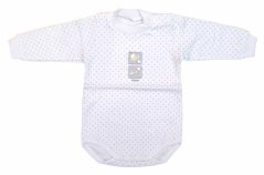 Body Manga Larga Estampado Lunares