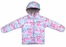 Campera Nena Estampada Con Polar 
